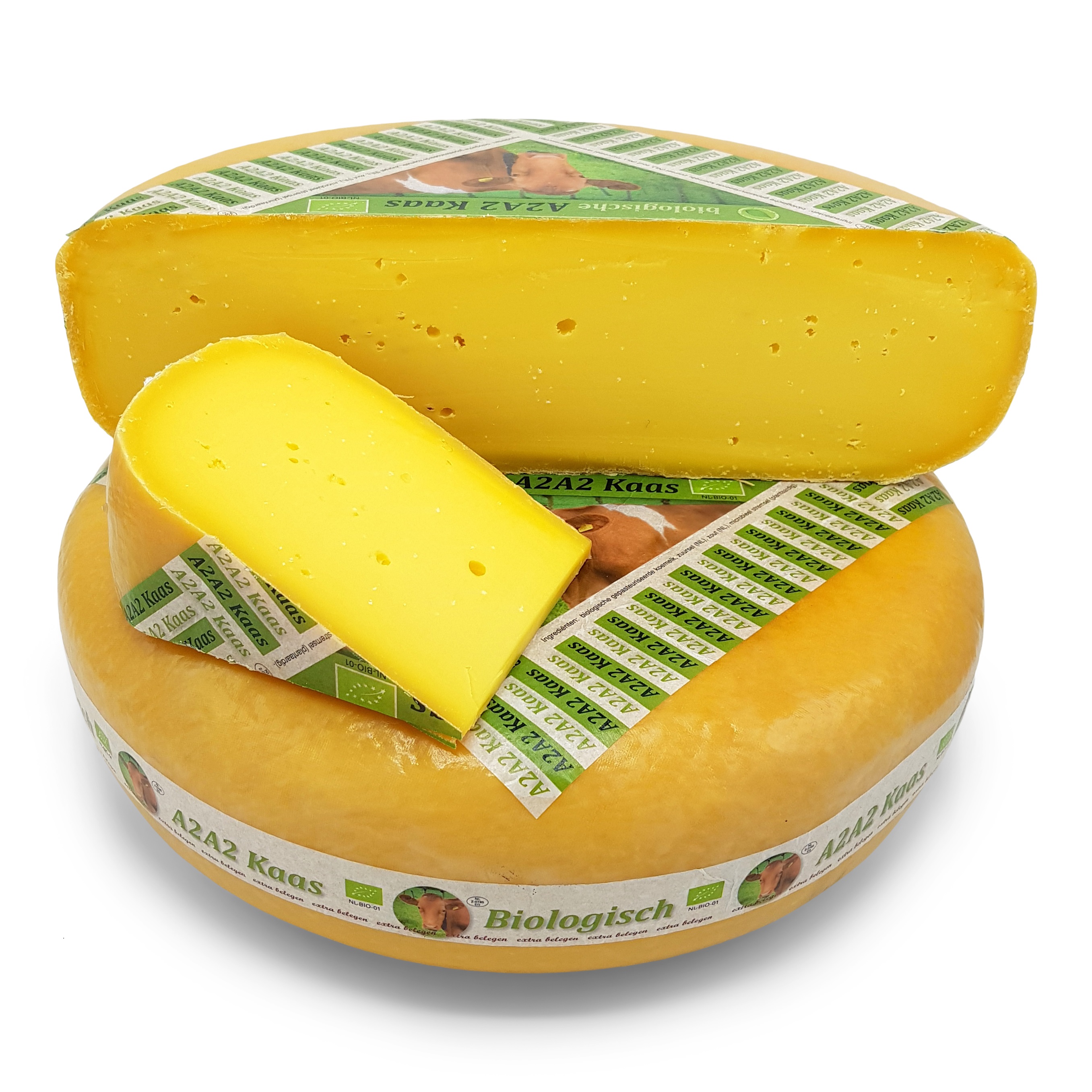 250gr A2A2 Extra Belegen - Biologisch vegetarische A2 kaas 50+