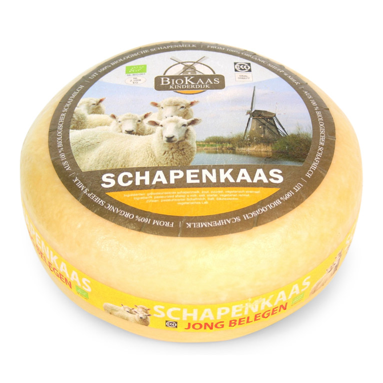 5,4kg Biologisch vegetarische Schapenkaas 48+
