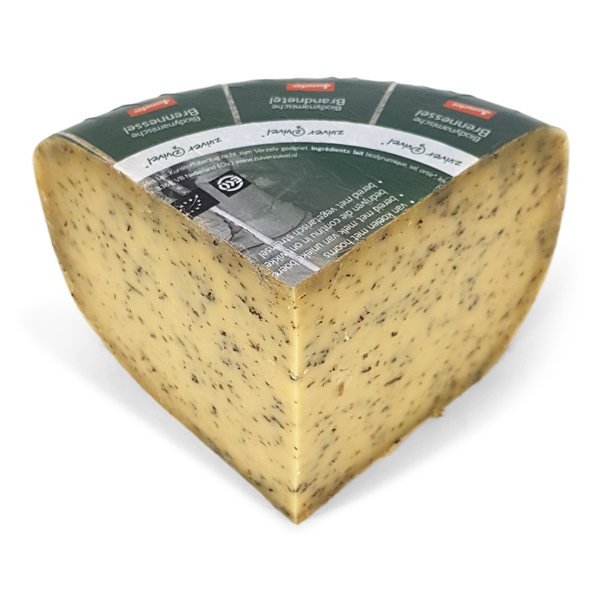 1,3kg Brandnetelkaas Goudse Biologisch vegetarisch dynamische kaas - Demeter 50+