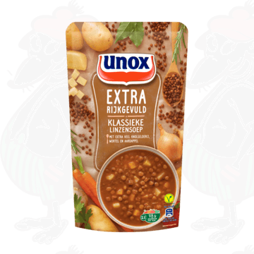 Unox Soep Extra gevuld Linzensoep 570ml