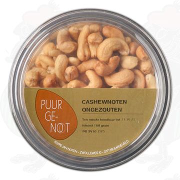 Cashewnoten ongezouten 180gr