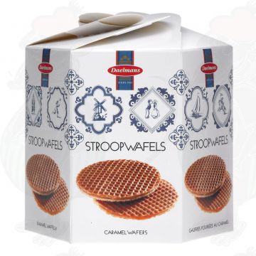 Stroopwafels in 6 kantig doosje - 8 stuks - 230 gram | Daelmans