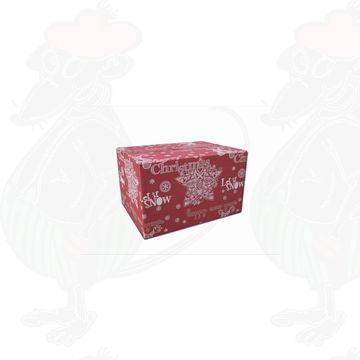Verzenddoos / Geschenkverpakking Kerst rood