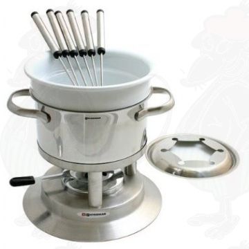 Swissmar Arosa 11 PC Roestvrij stalen Fondue Set