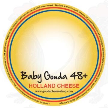 Etiket Geel - Baby Gouda