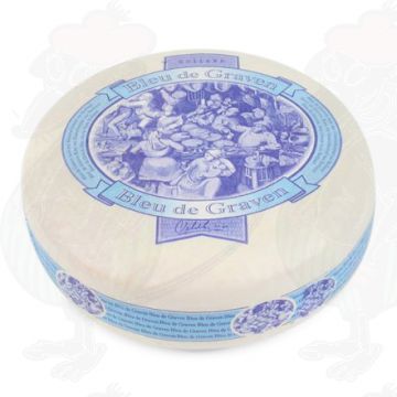 Blue de Graven - Hollandse Blauwschimmel Kaas | Extra Kwaliteit | Hele kaas 3,5 kilo