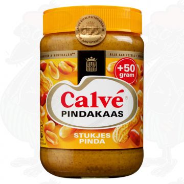 Calvé Pindakaas met stukjes noot | 650 gram