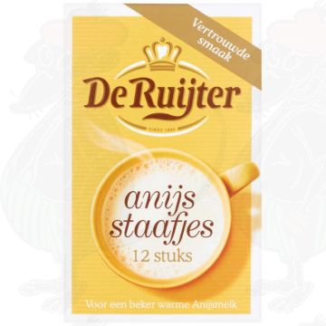 De Ruijter Anijsstaafjes 12 x 6,3 g