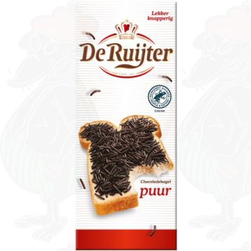 De Ruijter Chocoladehagel Puur 200g