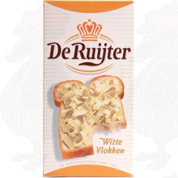 De Ruijter witte chocoladevlokken 200gr.
