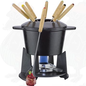 Spring Kaasfondueset GRENOBLE schwarz matt 16 cm