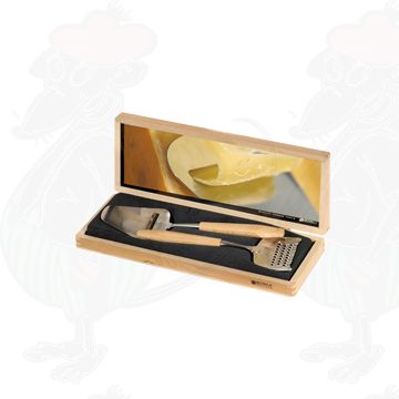 Giftbox 2 hout, schaaf en rasp De Luxe beukenhout