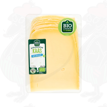 Gesneden kaas  Belegen Biologische kaas 50+ | 200 gram in plakken