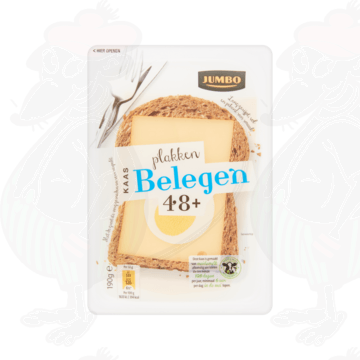 Gesneden kaas  Belegen Goudse kaas 48+ | 190 gram in plakken