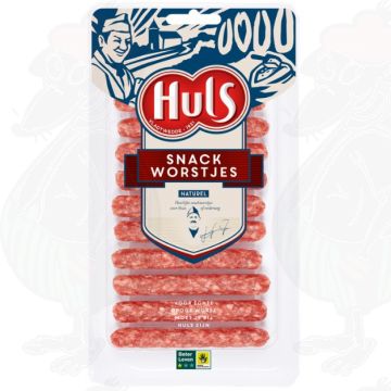 Huls Snackworstjes Naturel (121 gram)