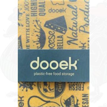 Kaasdoek Geel - Bijenwasdoek - Dooek | 30x40 cm
