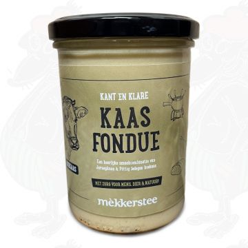 Mèkkerstee Biologische Kaasfondue Koekaas  400g