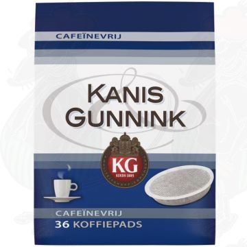 Kanis & Gunnink Cafeïnevrije Koffiepads 36 Stuks