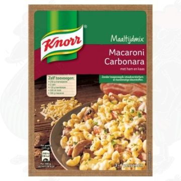 Knorr Maaltijdmix Macaroni Carbonara met Ham en Kaas 62g