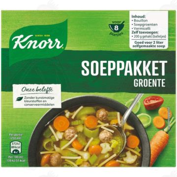 Knorr Soeppakket Groente 95 g