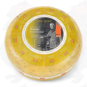 Komijnekaas Goudse Biologisch dynamische kaas - Demeter | Hele kaas 5 kilo
