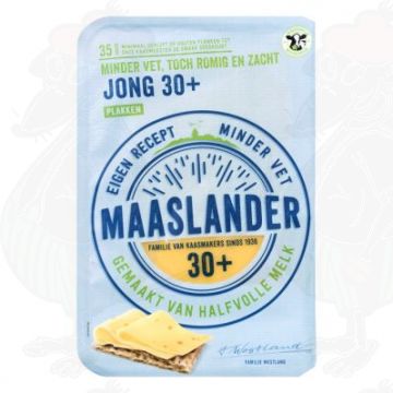 Gesneden kaas Maaslander kaas Jong 30+ | 200 gram in plakken