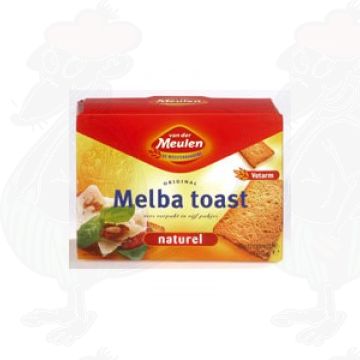 Melba Toast Naturel - Van der Meulen - 120 gram
