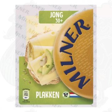 Gesneden kaas Milner kaas Jong 30+ | 175 gram in plakken