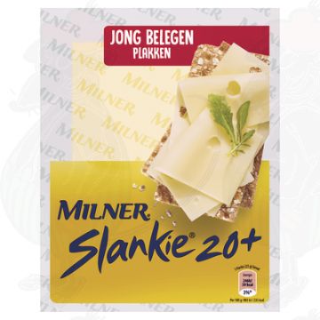 Gesneden kaas Milner kaas Jong Belegen 20+ | 175 gram in plakken