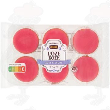 Mini Roze Koek 6 Stuks