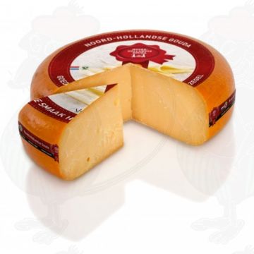 Overjarig Noord-Hollandse Gouda kaas met het Rode Zegel