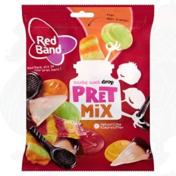 Red Band Zacht Zoet Drop Pret Mix 366gr Red Band Zacht Zoet Drop Pret Mix 366gr