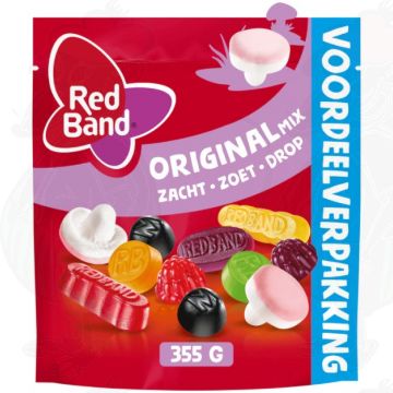 Red Band Original Mix Zacht Zoet Drop 355 g