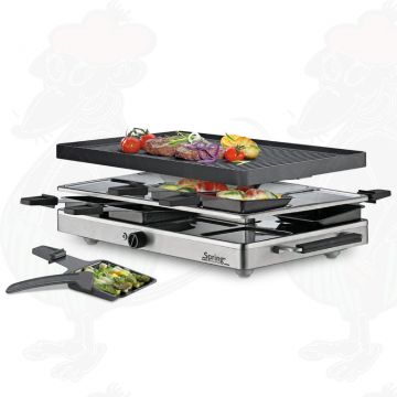 Spring - Raclette8 classic aluminium grillplaat