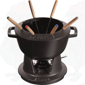 Staub Fondueset - Zwart - 20 cm