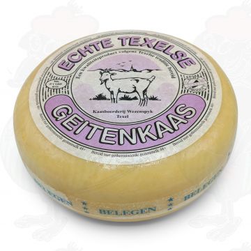 Belegen Texelse geitenkaas | Hele kaas 4,5 kilo