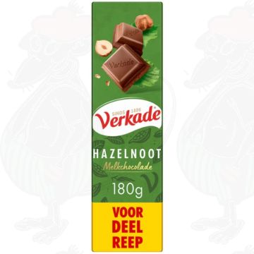 Verkade Hazelnoot Melkchocolade Voordeelreep 180 g