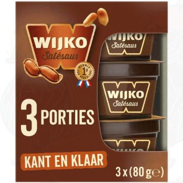 Wijko Satésaus kant en klaar 3 x 80 g