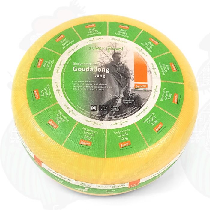 Jonge Goudse Biologisch dynamische kaas - Demeter | Hele kaas 12 kilo main product photo