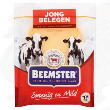 Gesneden kaas Beemster Premium Kaas Jong Belegen 48+ | 150 gram in plakken