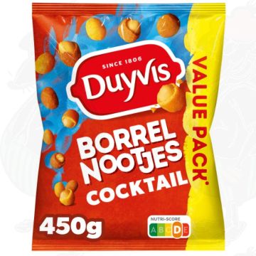 Duyvis Borrelnootjes Cocktail Pinda Noten 450 gr