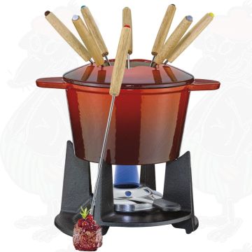 Spring Kaasfondueset GRENOBLE rot 16 cm
