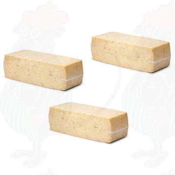 3 X Hotelblok Komijnekaas | Samen 11,4 kilo