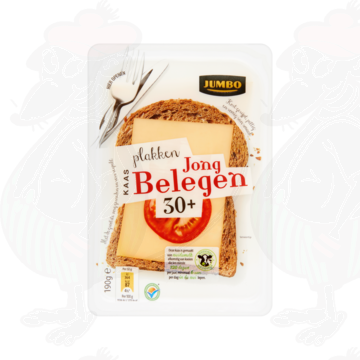 Gesneden kaas  Goudse Kaas 30+ Jong Belegen | 190 gram in plakken