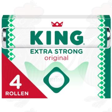 KING Pepermunt met een frisse pepermuntsmaak. Extra Strong