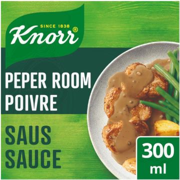 Knorr Saus in Pak Peper Roomsaus 300ml