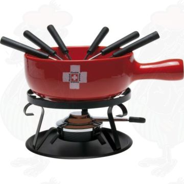 Kaasfondueset Swiss dubbel kruis