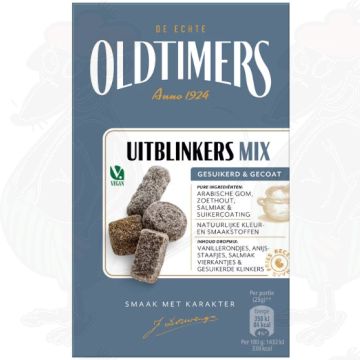 Oldtimers Uitblinkers Mix Gesuikerd en Gecoat 235 g Doos