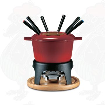 Swissmar Sierra Gietijzeren Fondueset Kersenrood