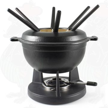 Swissmar Lucerne 3-in-1 Gietijzeren Fondueset (Zwart)